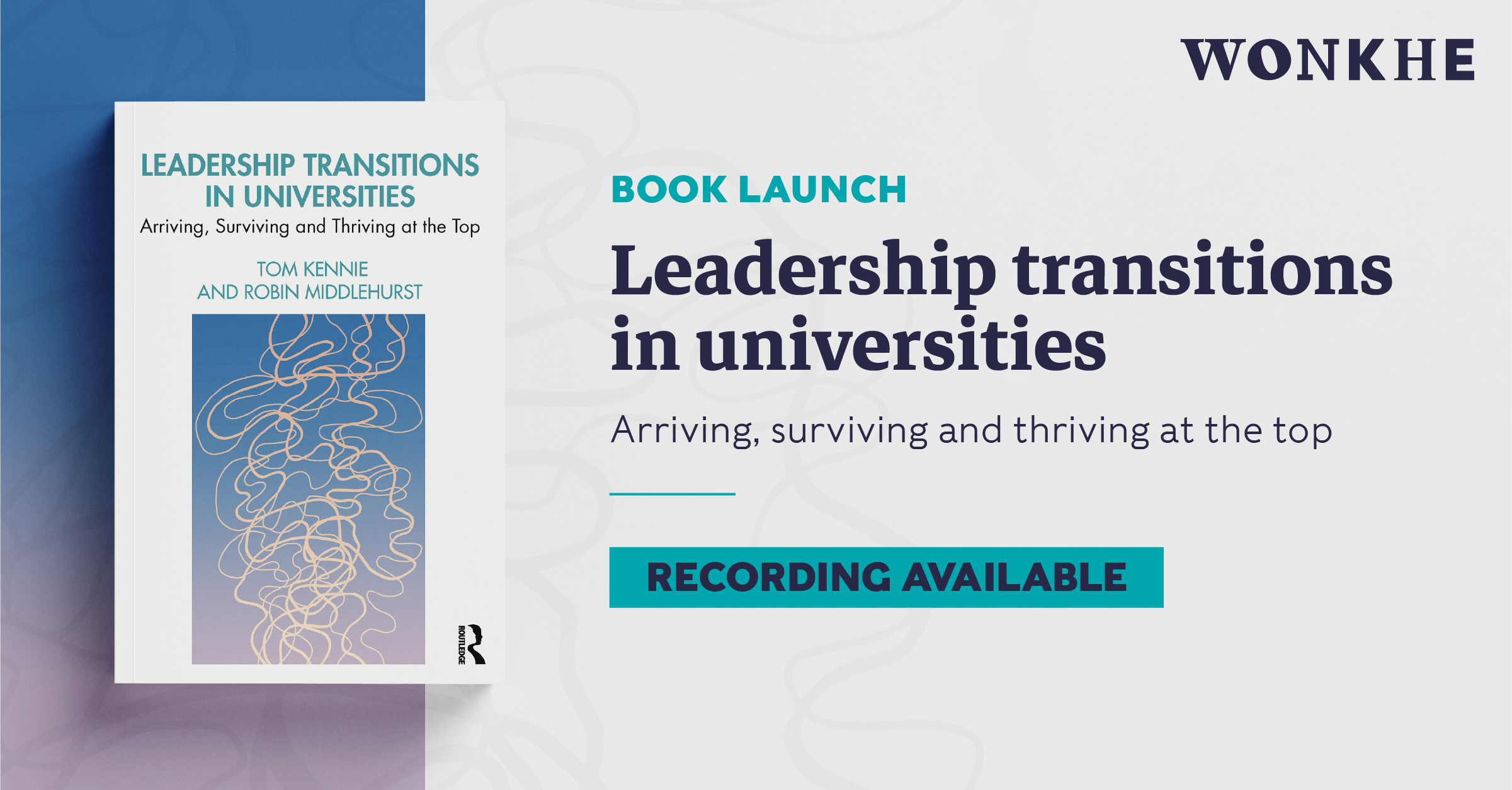 Image of Book launch: Leadership transitions in universities