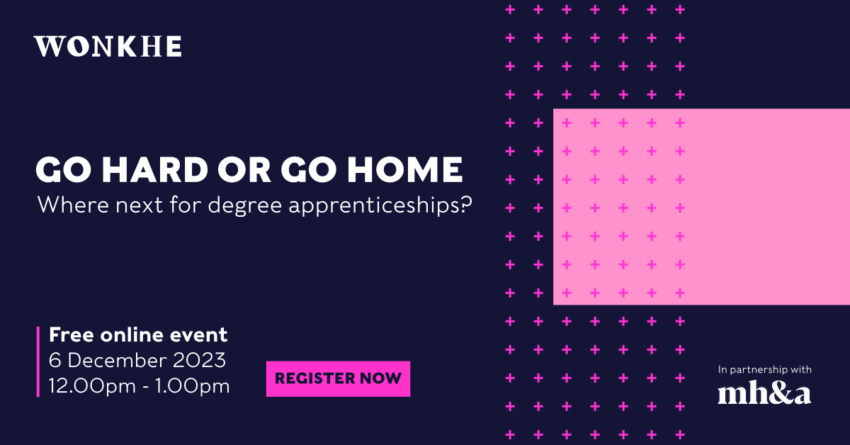 Image of Go hard or go home – where next for degree apprenticeships?